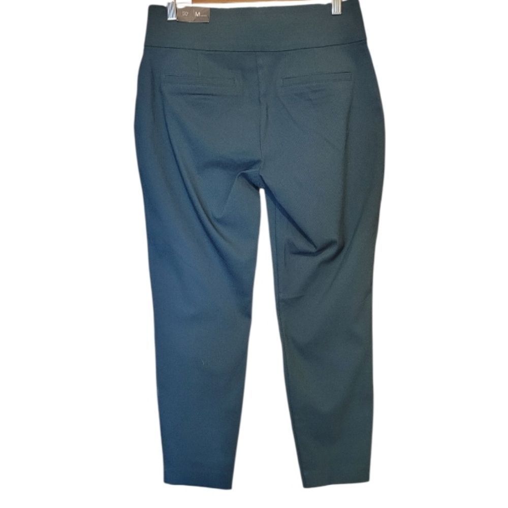 Maurice's Dark Green Mid Rise Cropped Pull-on Pants Size M - Picture 3 of 8